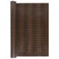 Preview: ARDEBO.de - Balkon-Sichtschutz Braun und Schwarz 1000x90 cm Poly Rattan