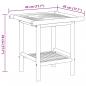 Preview: Couchtisch 45x45x45 cm Bambus