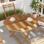 Preview: ARDEBO.de - Tischplatte 80x80x2,5 cm Achteckig Massivholz Teak
