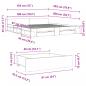 Preview: Bettgestell mit Schubladen Sonoma-Eiche 180x200cm Holzwerkstoff