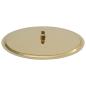 Preview: Regenbrause Edelstahl 50 cm Rund Golden