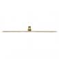 Preview: Regenbrause Edelstahl 50 cm Rund Golden