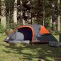 Preview: ARDEBO.de - Kuppel-Campingzelt 1 Person Orange Wasserdicht