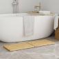 Preview: Badematten 2 Stk. 50x35 cm Bambus