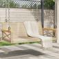 Preview: ARDEBO.de - Hängebank Beige 109x62x40 cm Poly Rattan