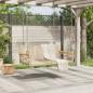 Preview: Hängebank Beige 109x62x40 cm Poly Rattan