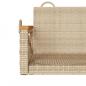 Preview: Hängebank Beige 109x62x40 cm Poly Rattan