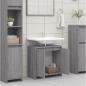 Preview: Badschrank Grau Sonoma 60x33x61 cm Holzwerkstoff