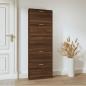 Preview: ARDEBO.de - Schuhschrank Braun Eichen-Optik 59x17x169 cm Holzwerkstoff