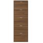Preview: Schuhschrank Braun Eichen-Optik 59x17x169 cm Holzwerkstoff