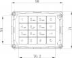 Preview: Busch-Jaeger 83171-660-101 Busch-Welcome® Tastatur-Modul (2CKA008300A0517)