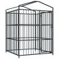 Preview: Outdoor-Hundezwinger mit Überdachung 150 x 150 x 200 cm