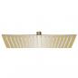 Preview: ARDEBO.de - Regenbrause Edelstahl 50x50 cm Quadrat Golden