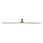 Preview: Regenbrause Edelstahl 50x50 cm Quadrat Golden