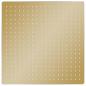 Preview: Regenbrause Edelstahl 50x50 cm Quadrat Golden