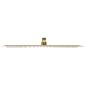 Preview: Regenbrause Edelstahl 50x50 cm Quadrat Golden