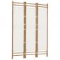 Preview: 3-tlg. Paravent Faltbar 120 cm Bambus und Canvas