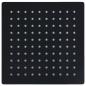 Preview: Regenbrause Edelstahl 20x20 cm Quadrat Schwarz