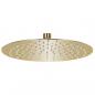 Preview: ARDEBO.de - Regenbrause Edelstahl 25 cm Rund Golden