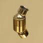 Preview: Regenbrause Edelstahl 25 cm Rund Golden
