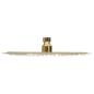 Preview: Regenbrause Edelstahl 25 cm Rund Golden