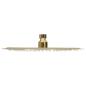 Preview: Regenbrause Edelstahl 25 cm Rund Golden