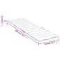 Preview: Sonnenliegen-Auflage Rot 200x50x3 cm Oxford-Gewebe