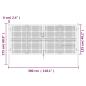 Preview: Mesh-Gartentor Anthrazit 300x175 cm Verzinkter Stahl