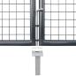 Preview: Mesh-Gartentor Anthrazit 300x175 cm Verzinkter Stahl