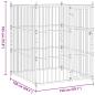 Preview: Outdoor-Hundezwinger 150 x 150 x 185 cm