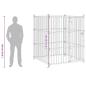 Preview: Outdoor-Hundezwinger 150 x 150 x 185 cm