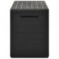 Preview: Gartenbox Anthrazit 116x44x55 cm