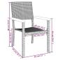 Preview: 7-tlg. Garten-Essgruppe Schwarz Poly Rattan