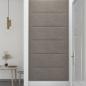 Preview: Wandpaneele 12 Stk. Hellgrau 90x30 cm Samt 3,24 m²
