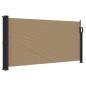 Preview: Seitenmarkise Ausziehbar Taupe 100x500 cm