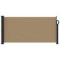 Preview: Seitenmarkise Ausziehbar Taupe 100x500 cm