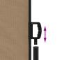 Preview: Seitenmarkise Ausziehbar Taupe 100x500 cm