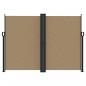 Preview: Seitenmarkise Ausziehbar Taupe 180x1200 cm