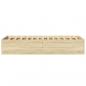 Preview: Bettgestell Sonoma-Eiche 90x200 cm Holzwerkstoff