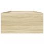 Preview: Bettgestell Sonoma-Eiche 90x200 cm Holzwerkstoff