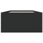Preview: Bettgestell Schwarz 90x190 cm Holzwerkstoff
