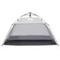 Preview: Strandzelt 2 Personen Grau Quick Release Wasserdicht