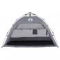 Preview: Strandzelt 2 Personen Grau Quick Release Wasserdicht