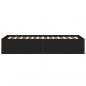 Preview: Bettgestell Schwarz 90x190 cm Holzwerkstoff