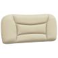 Preview: Bett mit Matratze Creme 90x200 cm Stoff