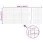 Preview: Gartenzaun Maschendraht gitter 25x1,0m Gitterzaun