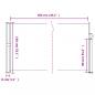 Preview: Seitenmarkise Ausziehbar Beige 140x600 cm