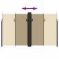 Preview: Seitenmarkise Ausziehbar Beige 200x1200 cm