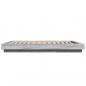 Preview: Bettgestell mit LED Grau Sonoma 120x190 cm Holzwerkstoff