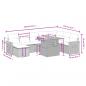 Preview: 8-tlg. Garten-Sofagarnitur mit Kissen Grau Poly Rattan